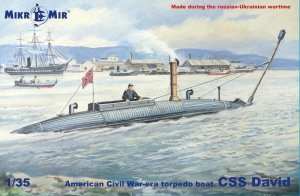 Mikromir 35026 - 1:35 CSS David American Civil War-era torpedo boat