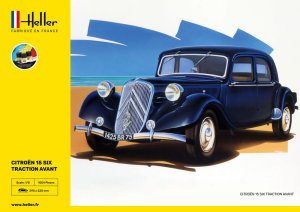 Heller 56799 - 1:8 Citroen 15 SIX Traction Avant - Starter Kit
