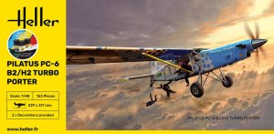 Heller 35410 - 1:48 Pilatus PC-6 B2/H2 Turbo Porter - Starter Kit