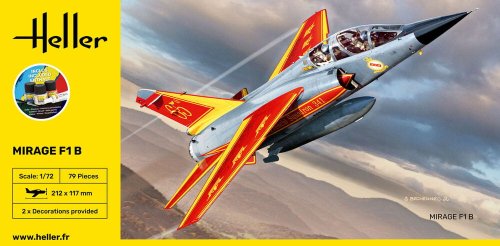 Przejdź do produktu Heller 35319 - 1:72 Mirage F1B - Starter Kit