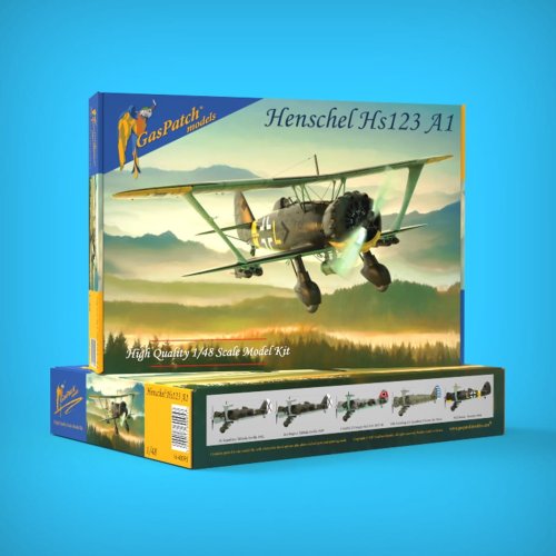 Przejdź do produktu GasPatch 16-48095 - 1:48 Henschel Hs 123 A1
