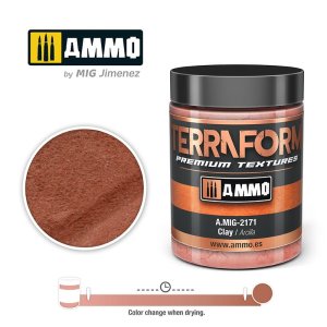 Ammo Mig 2171 - Clay - Terraform Premium Textures 100 ml
