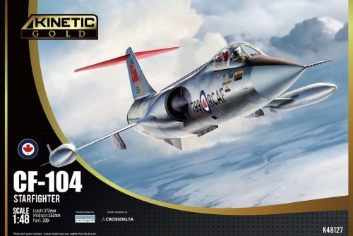 Przejdź do produktu Kinetic 48127 - 1:48 CF-104 Starfighter
