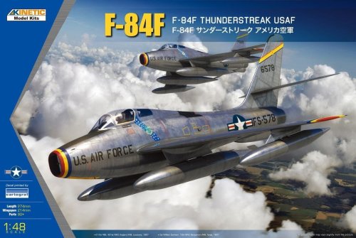 Przejdź do produktu Kinetic 48113 - 1:48 F-84F Thunderstreak USAF