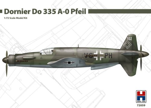 Przejdź do produktu Hobby 2000 72059 - 1:72 Dornier Do 335 A-0 Pfeil