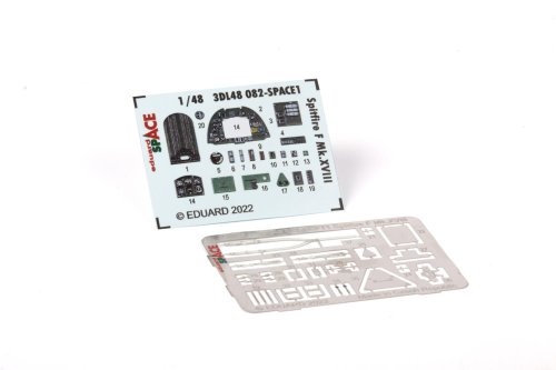 Przejdź do produktu Eduard 3DL48082 - 1:48 Spitfire F Mk.XVIII Space 3D Decals + PE