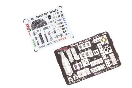 Przejdź do produktu Eduard 3DL48081 - 1:48 P-38J Space 3D Decals + PE