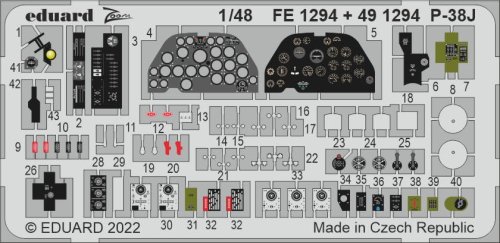 Przejdź do produktu Eduard FE1294 - 1:48 P-38J