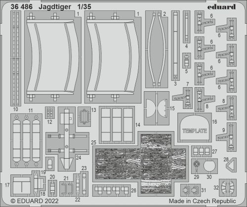Przejdź do produktu Eduard 36486 - 1:35 Jagdtiger