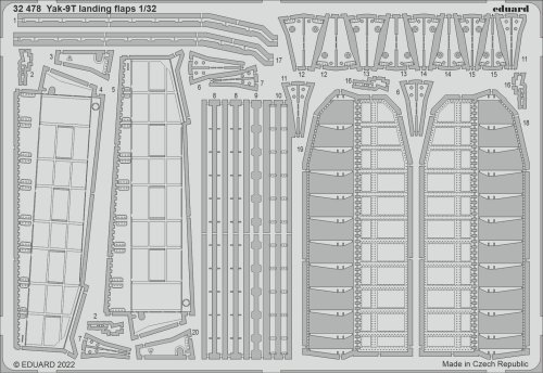 Przejdź do produktu Eduard 32478 - 1:32 Yak-9T landing flaps