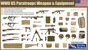 Gecko Models 35GM0050 - 1:35 WWII US Paratroopers Weapon & Equipment