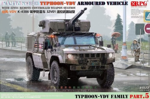 Przejdź do produktu RPG Model 35022 - 1:35 Kamaz K-4836 Typhoon-VDV Armored Vehicle w/32V01 RCWS