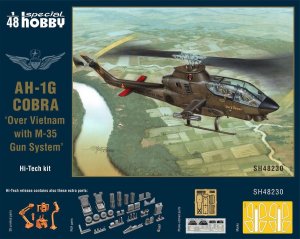 Special Hobby 48230 - 1:48 AH-1G Cobra Over Vietnam with M-35 Gun System Hi-Tech Kit
