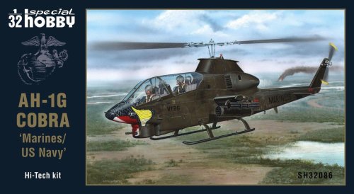 Przejdź do produktu Special Hobby 32086 - 1:32 AH-1G Cobra Marines / US Navy Hi-Tech Kit