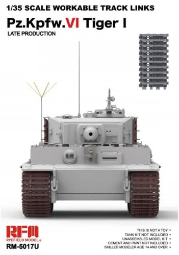 Przejdź do produktu Rye Field Model 5017U - 1:35 Tiger I Late Production - Workable Track Link