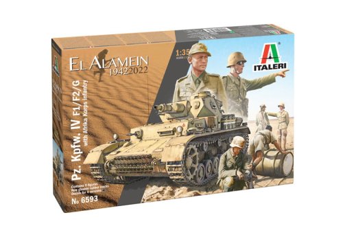 Przejdź do produktu Italeri 6593 - 1:35 Pz.Kpfw.IV F1/F2/G With Afrika Korps Infantry