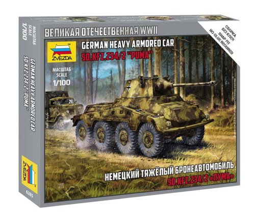 Przejdź do produktu Zvezda 6285 - 1:100 Sd.Kfz.234/2 Puma