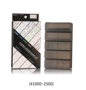 DSPIAE FS-S02 - Zestaw elastycznych bloczków do szlifowania, gradacje 1000 do 2500