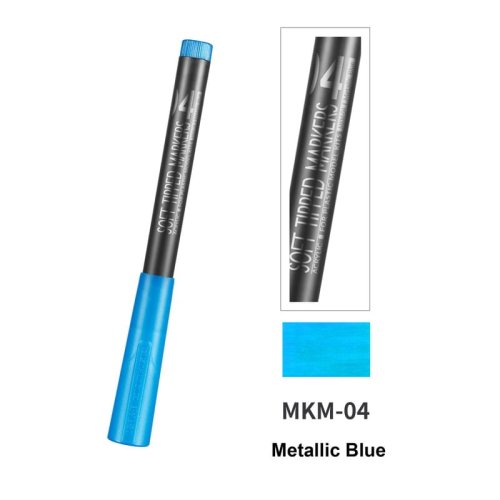 Przejdź do produktu DSPIAE MKM-04 - Marker do malowania Metallic Blue Soft Tipped