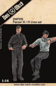 Das Werk DWF015 - 1:16 Panzer III / IV crew set