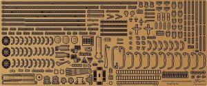 Fujimi 460833 - 1:700 NX-17 EX-101 Photo Etched Parts Set for IJN Light Cruiser Kuma