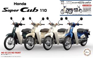 Fujimi 141961 - 1:12 B-NX-6 Honda Super Cub 110 (Urban Denim Blue Metallic)