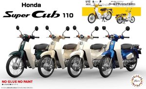 Fujimi 141879 - 1:12 B-NX-1 EX-5 Honda Super Cub 110 Pearl Flash Yellow