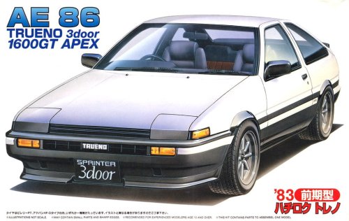 Przejdź do produktu Fujimi 046426 - 1:24 ID-52 Toyota AE 86 Trueno 3door 1600GT APEX