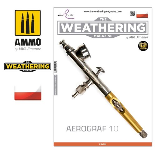 Przejdź do produktu Ammo Mig 4535PO - The Weathering Magazine Nr 36 - Aerograf 1.0 - poradnik w języku polskim !