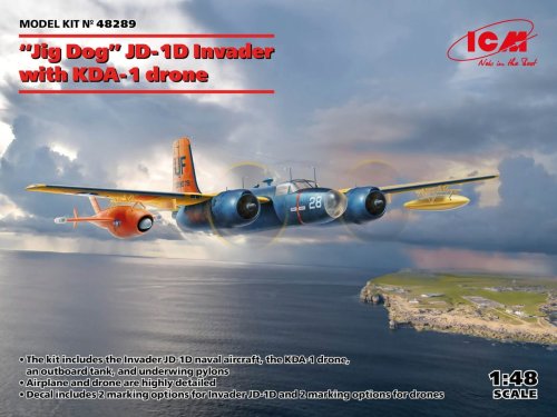 Przejdź do produktu ICM 48289 - 1:48 Jig Dog JD-1D Invader with KDA-1 drone