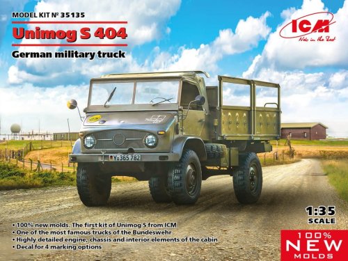 Przejdź do produktu ICM 35135 - 1:35 Unimog S 404 German military truck
