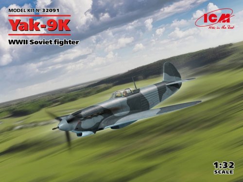 Przejdź do produktu ICM 32091 - 1:32 Yak-9K WWII Soviet fighter
