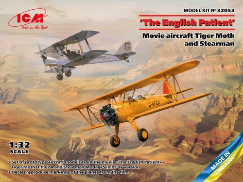 Przejdź do produktu ICM 32053 - 1:32 The English Patient  Movie aircraft Tiger Moth and Stearman