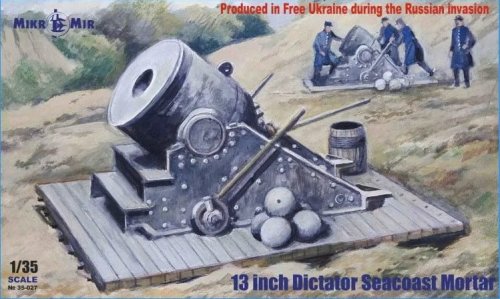 Przejdź do produktu Mikromir 35027  - 1:35 13 inch Dictator Seacoast Mortar