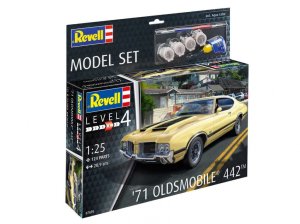 Revell 67695 - 1:25 1971 Oldsmobile 442 model z farbami