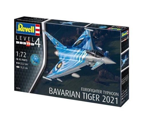 Przejdź do produktu Revell 63818 - 1:72 Eurofighter Typhoon Bavarian Tiger 2021 model z farbami