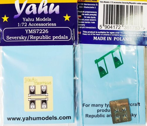 Przejdź do produktu Yahu YMS7226 - 1:72 Seversky / Republic pedals