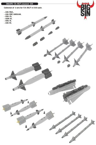 Przejdź do produktu Eduard SIN64892 - 1:48 F/A-18E/F armament