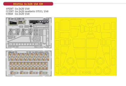 Przejdź do produktu Eduard BIG49346 - 1:48 Go 242B