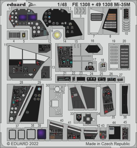 Przejdź do produktu Eduard FE1308 - 1:48 Mi-35M