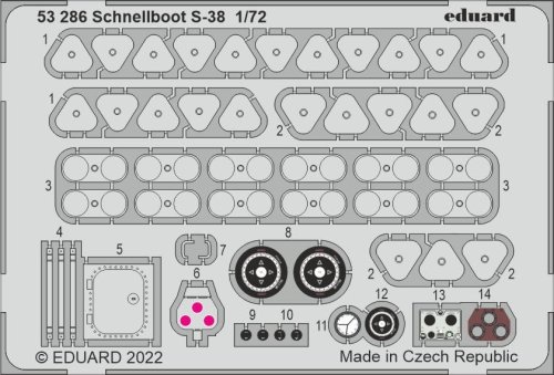 Przejdź do produktu Eduard 53286 - 1:72 Schnellboot S-38