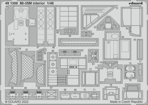 Przejdź do produktu Eduard 491308 - 1:48 Mi-35M interior