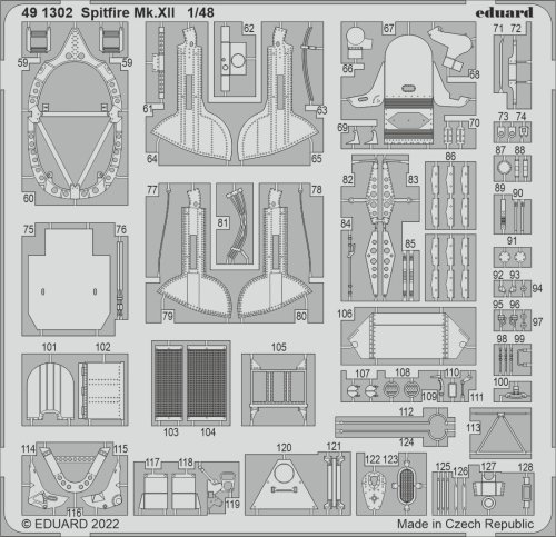 Przejdź do produktu Eduard 491302 - 1:48 Spitfire Mk.XII