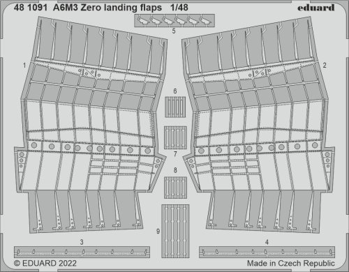 Przejdź do produktu Eduard 481091 - 1:48 A6M3 Zero landing flaps