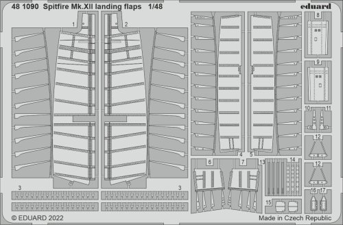 Przejdź do produktu Eduard 481090 - 1:48 Spitfire Mk.XII landing flaps