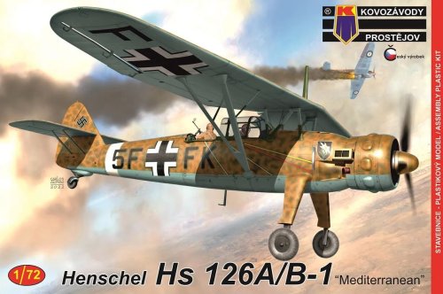 Przejdź do produktu Kovozavody 0337 - 1:72 Henschel Hs 126B-1 Mediterranean