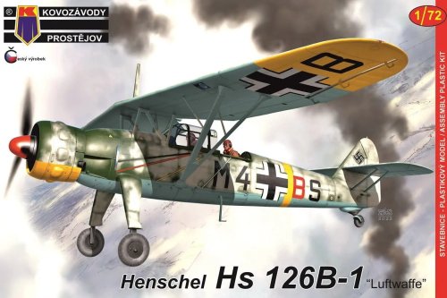 Przejdź do produktu Kovozavody 0336 - 1:72 Henschel Hs 126B-1 Luftwaffe