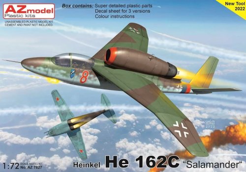 Przejdź do produktu AZ Model AZ 7827 - 1:72 Heinkel He 162C Salamander
