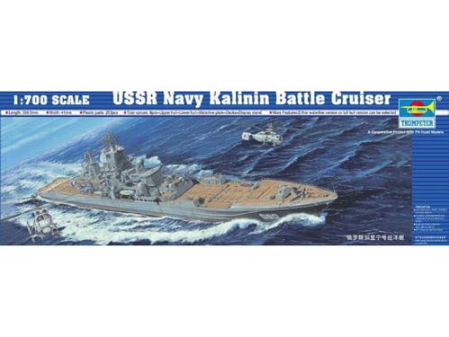 Przejdź do produktu Trumpeter 05709 - 1:700 USSR Navy Kalinin Battle Cruiser