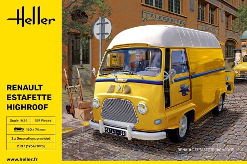 Przejdź do produktu Heller 80740 - 1:24 Renault Estafette Highroof